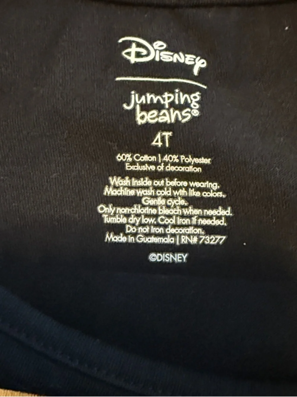 Disney Jumping Beans Top with Gold Minnie Mouse Graphic and Peplum
